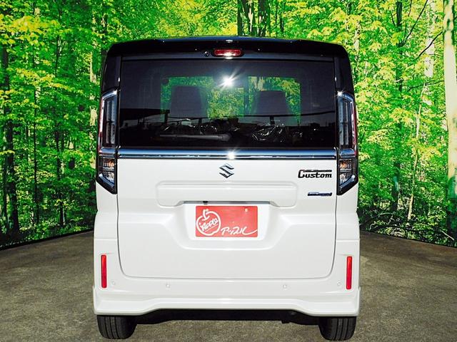 スペーシアカスタム ハイブリッドＸＳターボ　ハイブリッドＸＳターボ（４名）届出済未使用車　ブラックルーフ　全方位モニター付メモリーナビ　フルセグＴＶ　ブルートゥース　衝突軽減ブレーキ　レーダークルーズコントロール　両側電動ドア　スマートキー２個（50枚目）