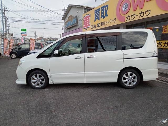 セレナ ハイウェイスター Vセレクション 両側パワースライド スマートキー プッシュスタート 社外HDDナビ フルセグ BTオーディオ バックカメラ ETC(6枚目)