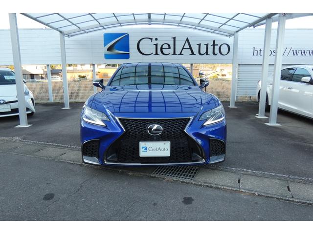 ＬＳ ＬＳ５００　Ｆスポーツ　ホワイト本革エアーシート　マークレビンソン　２０インチＡＷ　ロワリングＫｉｔ　フルセグ　Ｂｌｕｅｔｏｏｔｈ　ＤＶＤ　ミラーキャスト　ＢＳＭ　ＰＫＳＡ　ＨＵＤ　ＩＴＳコネクト　全方位カメラ　ＥＴＣ２．０（5枚目）