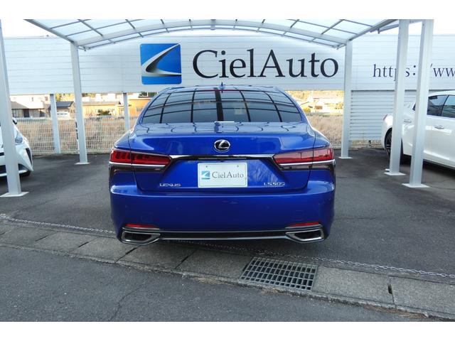 ＬＳ ＬＳ５００　Ｆスポーツ　ホワイト本革エアーシート　マークレビンソン　２０インチＡＷ　ロワリングＫｉｔ　フルセグ　Ｂｌｕｅｔｏｏｔｈ　ＤＶＤ　ミラーキャスト　ＢＳＭ　ＰＫＳＡ　ＨＵＤ　ＩＴＳコネクト　全方位カメラ　ＥＴＣ２．０（12枚目）