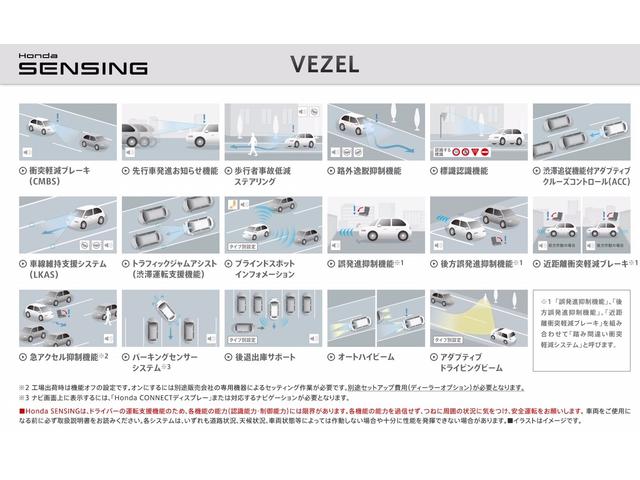ヴェゼル ｅ：ＨＥＶ　Ｚ　新車未登録　フロントグリル交換済　フロントロアスカート　運転席助手席シートヒーター　サイドカーテンエアバック　ホンダセンシング（3枚目）
