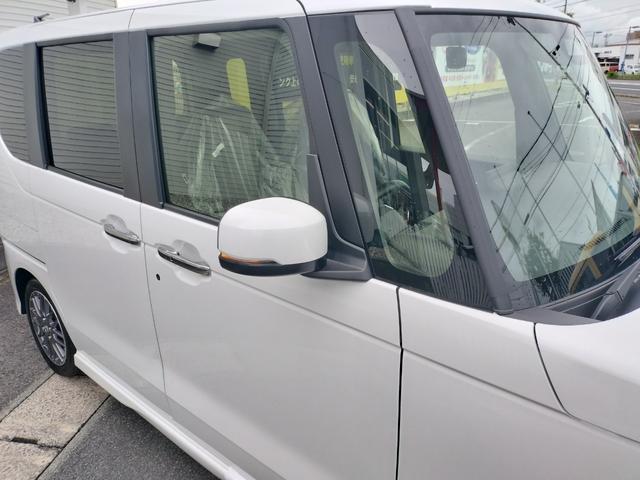 Ｎ－ＢＯＸカスタム 　新車　未登録車　純正ナビ付き　ターボ車　シートヒーター　両側電動スライドドア　ホンダセンシング　ピューターグレー塗装＋切削　１５インチアルミホイール（47枚目）