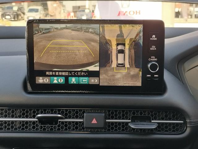 ＺＲ－Ｖ ｅ：ＨＥＶ　Ｚ　ホンダディーラー試乗車　前後ドラレコ　　駐車監視機能付き前後ドラレコ　代車　ＴＶ視聴可ナビ　１２スピーカー　運転席＆助手席シートヒーター　本革シート＋運転席８ウェイ助手席４ウェイパワーシート（2枚目）