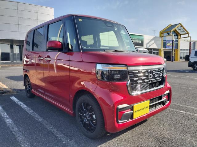 Ｎ－ＢＯＸカスタム コーディネートスタイル　ホンダディーラー試乗車　代車　ディスプレイオーディオ　駐車監視機能付き前後ドラレコ　シートヒーター　ノンターボ車　両側電動スライドドア　コーディネートスタイル　１４インチアルミホイール（8枚目）