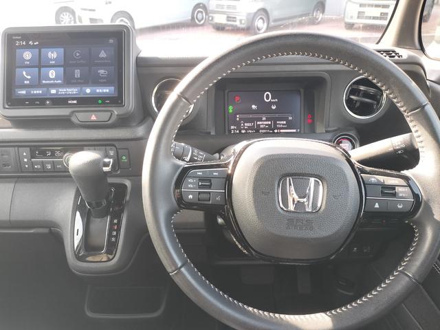 Ｎ－ＢＯＸカスタム コーディネートスタイル　ホンダディーラー試乗車　代車　ディスプレイオーディオ　駐車監視機能付き前後ドラレコ　シートヒーター　ノンターボ車　両側電動スライドドア　コーディネートスタイル　１４インチアルミホイール（12枚目）