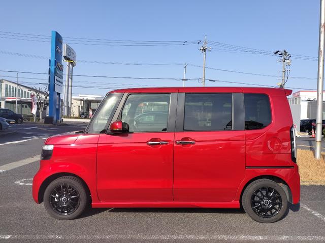 Ｎ－ＢＯＸカスタム コーディネートスタイル　ホンダディーラー試乗車　代車　ディスプレイオーディオ　駐車監視機能付き前後ドラレコ　シートヒーター　ノンターボ車　両側電動スライドドア　コーディネートスタイル　１４インチアルミホイール（42枚目）