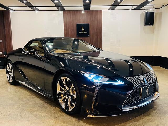 ＬＣ ＬＣ５００　コンバーチブル　走行５８００キロ　マークレビンソン　ｍｏｄｅｌｉｓｔａエアロ　社外セキュリティ　ブラウン内装　ブラックソフトトップ　ヘッドアップディスプレイ　禁煙車　２１インチオプションアルミホイール（54枚目）