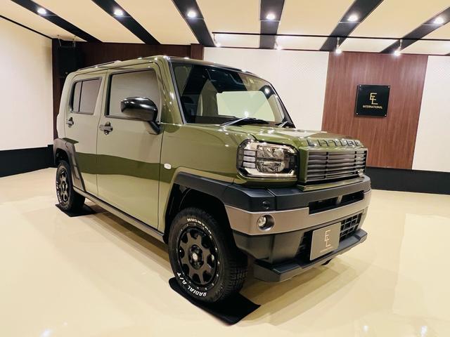 タフト Gターボ クロムベンチャー DAMDコンプリート LITTLE D リフトアップ フロントカメラ 大型ガラスルーフ ナビ テレビ 前後ドラレコ ETC シートヒーター LEDヘッド フォグ(11枚目)