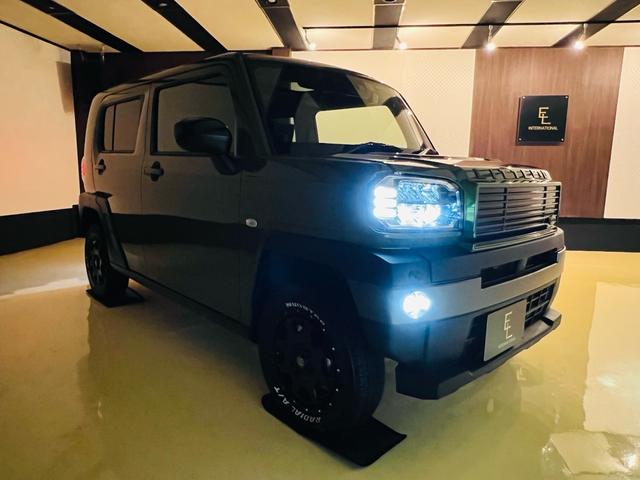 タフト Gターボ クロムベンチャー DAMDコンプリート LITTLE D リフトアップ フロントカメラ 大型ガラスルーフ ナビ テレビ 前後ドラレコ ETC シートヒーター LEDヘッド フォグ(75枚目)