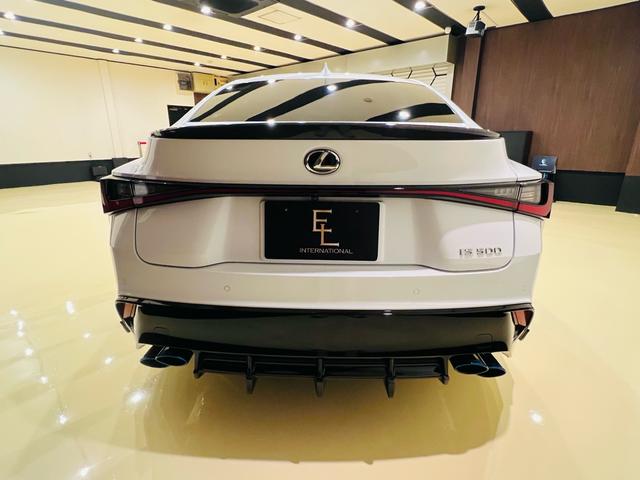IS IS500 Fスポーツパフォーマンス 2025model OPマークレビンソン トムスマフラー トムスカーボンフルエアロ トムスカーボントランクスポイラー OPサンルーフ OPオレンジキャリパー OP TRDミラー 新車保証(7枚目)