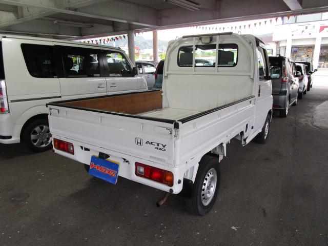 アクティトラック SDX 4WD ワンオーナー エアコン パワステ 作業灯 ゲートプロテクター 鳥居プロテクター(3枚目)