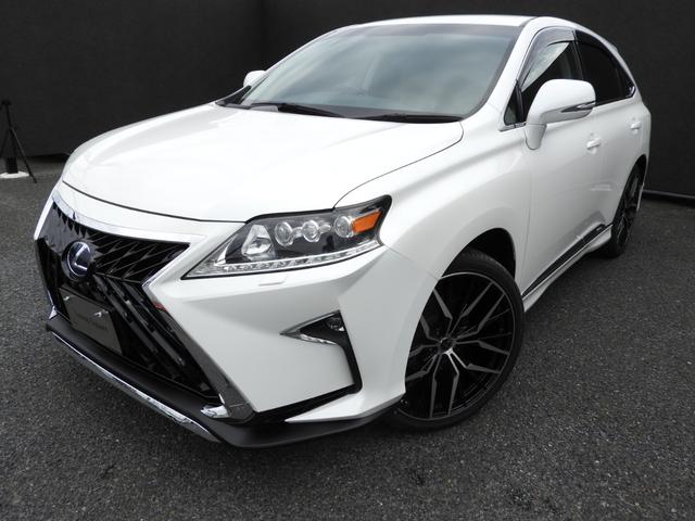 RX450h バージョンL モデリスタエアロ/20系Fスポーツ仕様スポイラー/LX TRD仕様スピンドルグリル/LED三眼ヘッドライト/新品22インチホイール&タイヤ/ダウンサス/茶革シートPハッチ/Pシート/サイドカメラ(6枚目)