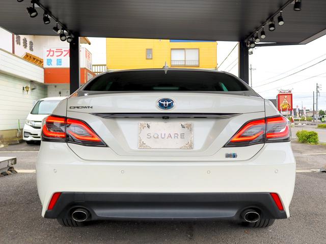 クラウンハイブリッド Ｓ　Ｃパッケージ　後期ＲＳ純正１８インチホイール／アラウンドビューモニター／シートカバー／衝突軽減＆追従機能／ブラインドスポットモニター／ヘッドアップディスプレイ／前後ドラレコ／ＥＴＣ／Ｂｌｕｅｔｏｏｔｈ／記録簿付（27枚目）