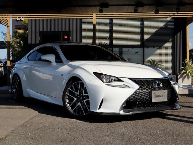 RC RC350 Fスポーツ OPサンルーフ/TRDフロント&リアディフューザー&4本出しマフラー/RSRダウンサス/OPソナー/360度ドラレコ/TVキャン/19インチAW/シートヒーター&クーラー/Bluetooth/ETC(13枚目)