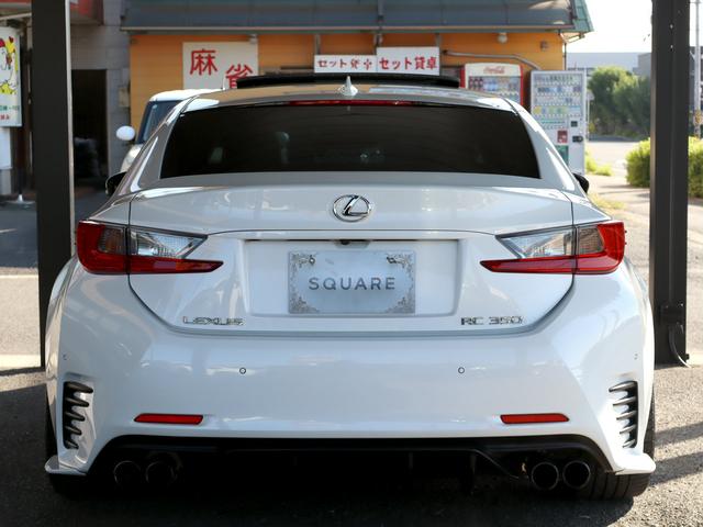 RC RC350 Fスポーツ OPサンルーフ/TRDフロント&リアディフューザー&4本出しマフラー/RSRダウンサス/OPソナー/360度ドラレコ/TVキャン/19インチAW/シートヒーター&クーラー/Bluetooth/ETC(26枚目)