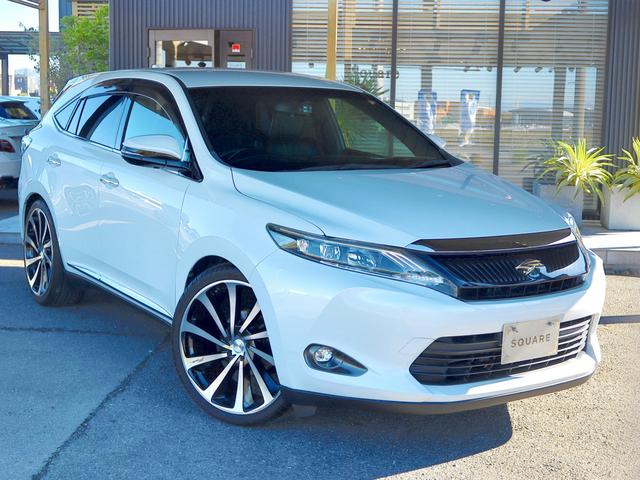 ハリアー エレガンス　ＬＯＸＡＲＮＹ２２インチ／ダウンサス（超ローダウン）／社外ＳＤナビ／ハーフレザーシート／バックモニター／ドラレコ／防眩インナーミラー／Ｂｌｕｅｔｏｏｔｈ／運転席パワーシート／ＥＴＣ／フルセグ／記録簿付（2枚目）