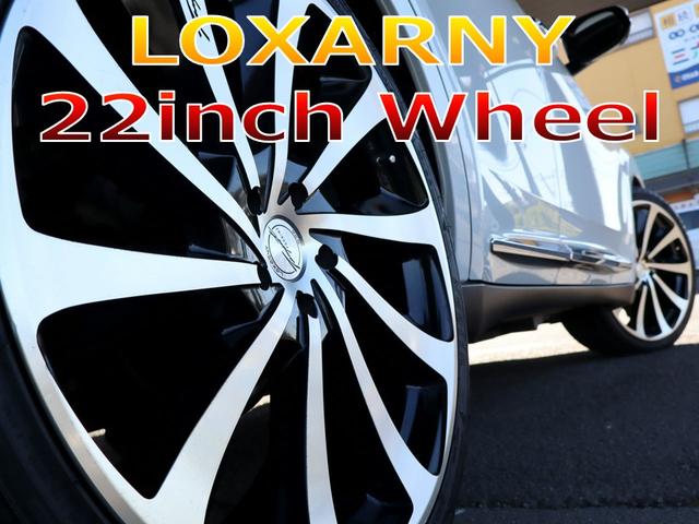 ハリアー エレガンス　ＬＯＸＡＲＮＹ２２インチ／ダウンサス（超ローダウン）／社外ＳＤナビ／ハーフレザーシート／バックモニター／ドラレコ／防眩インナーミラー／Ｂｌｕｅｔｏｏｔｈ／運転席パワーシート／ＥＴＣ／フルセグ／記録簿付（7枚目）