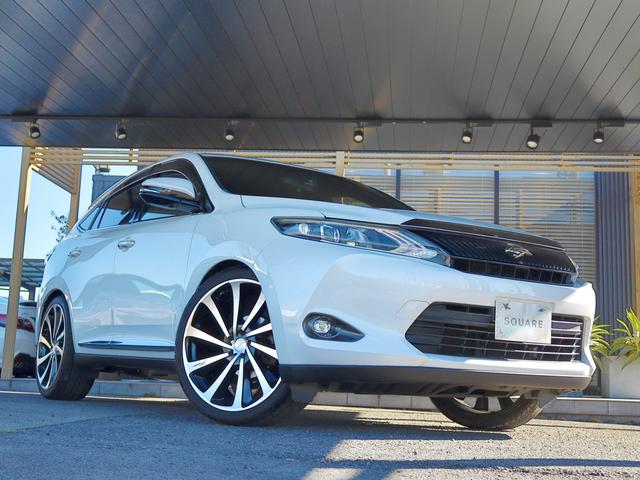 ハリアー エレガンス　ＬＯＸＡＲＮＹ２２インチ／ダウンサス（超ローダウン）／社外ＳＤナビ／ハーフレザーシート／バックモニター／ドラレコ／防眩インナーミラー／Ｂｌｕｅｔｏｏｔｈ／運転席パワーシート／ＥＴＣ／フルセグ／記録簿付（14枚目）