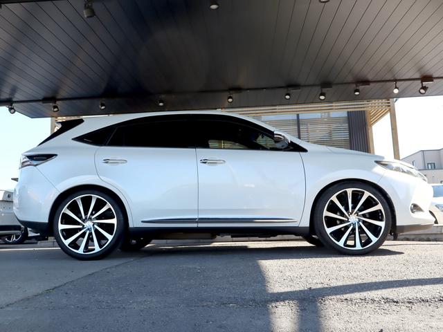 ハリアー エレガンス　ＬＯＸＡＲＮＹ２２インチ／ダウンサス（超ローダウン）／社外ＳＤナビ／ハーフレザーシート／バックモニター／ドラレコ／防眩インナーミラー／Ｂｌｕｅｔｏｏｔｈ／運転席パワーシート／ＥＴＣ／フルセグ／記録簿付（20枚目）