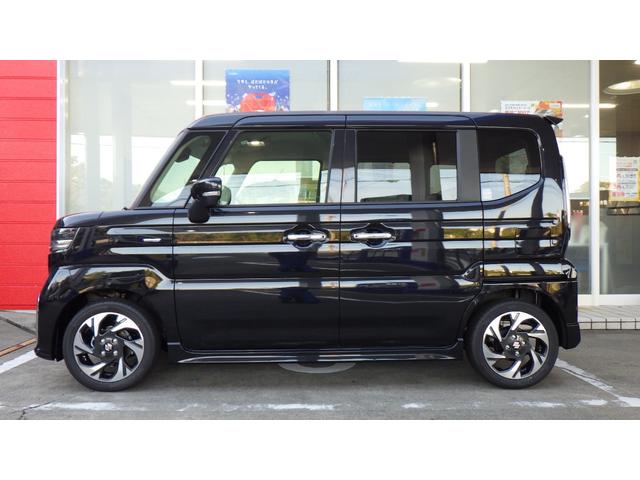 スペーシアカスタム ハイブリッドXS フルLEDヘッドランプ 本革巻ステアリング ステアリングヒーター ヘッドアップディスプレイ 6スピーカー 15インチアルミ 後席センターアームレスト マルチユースフラップ パーソナルテーブル(2枚目)