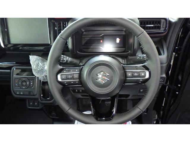 スペーシアカスタム ハイブリッドXS フルLEDヘッドランプ 本革巻ステアリング ステアリングヒーター ヘッドアップディスプレイ 6スピーカー 15インチアルミ 後席センターアームレスト マルチユースフラップ パーソナルテーブル(15枚目)