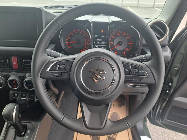 ジムニー XC 届出済み未使用車 4型 5MT パートタイム4WD クリアランスソナー LEDヘッドライト クルーズコントロール デュアルセンサーブレーキ シートヒーター メーカー保証付き(22枚目)