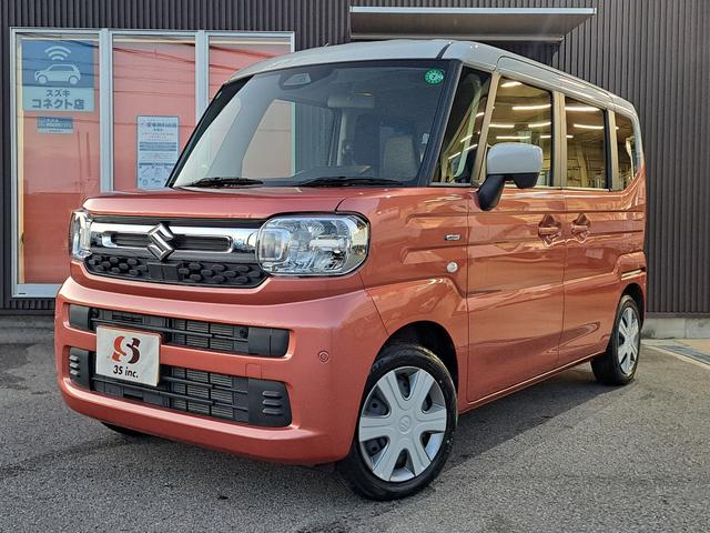 スペーシア ハイブリッドX メーカー保証継承 両側電動スライドドア セーフティプラスパッケージ装着車 衝突被害軽減システム オートライト LEDヘッドランプ スマートキー アイドリングストップ 電動格納ミラー シートヒーター(2枚目)