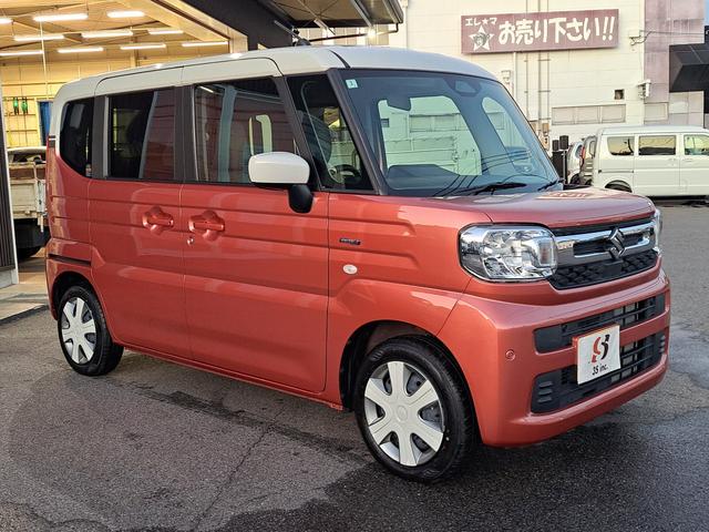 スペーシア ハイブリッドX メーカー保証継承 両側電動スライドドア セーフティプラスパッケージ装着車 衝突被害軽減システム オートライト LEDヘッドランプ スマートキー アイドリングストップ 電動格納ミラー シートヒーター(4枚目)