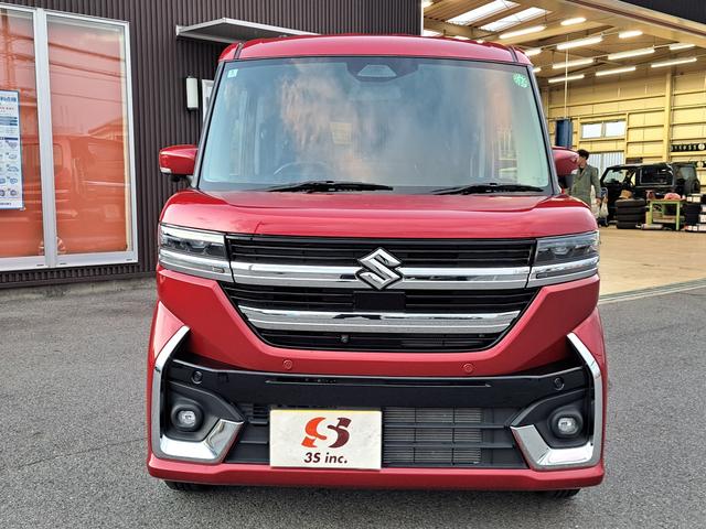 スペーシアカスタム ハイブリッドＧＳ　４ＷＤ　全方位モニター付メモリーナビ　メーカー保証継承付き　スズキセーフティサポート　パワースライドドア　ＬＥＤサイドターンランプ　ＬＥＤヘッドランプ　純正１４インチアルミ　シートヒーター（3枚目）