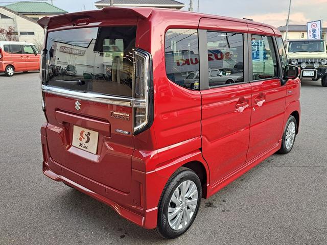 スペーシアカスタム ハイブリッドＧＳ　４ＷＤ　全方位モニター付メモリーナビ　メーカー保証継承付き　スズキセーフティサポート　パワースライドドア　ＬＥＤサイドターンランプ　ＬＥＤヘッドランプ　純正１４インチアルミ　シートヒーター（6枚目）