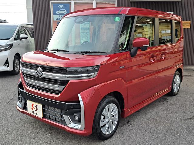 スペーシアカスタム ハイブリッドＧＳ　４ＷＤ　全方位モニター付メモリーナビ　メーカー保証継承付き　スズキセーフティサポート　パワースライドドア　ＬＥＤサイドターンランプ　ＬＥＤヘッドランプ　純正１４インチアルミ　シートヒーター（10枚目）