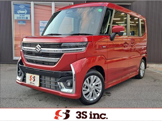 スペーシアカスタム ハイブリッドＧＳ　４ＷＤ　全方位モニター付メモリーナビ　メーカー保証継承付き　スズキセーフティサポート　パワースライドドア　ＬＥＤサイドターンランプ　ＬＥＤヘッドランプ　純正１４インチアルミ　シートヒーター（40枚目）