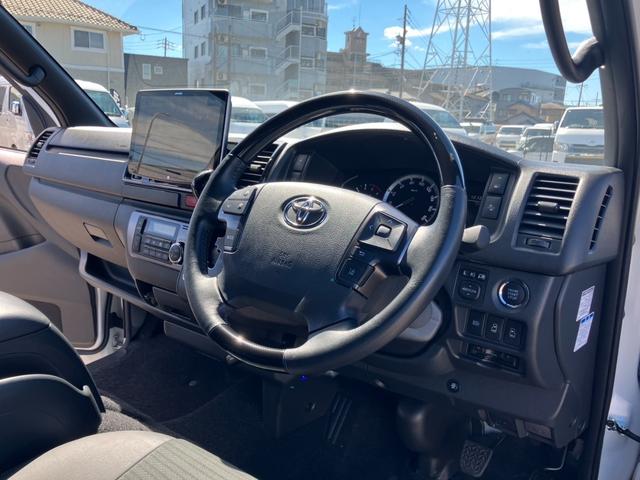 ハイエースバン ロングスーパーＧＬ　ダークプライムＳ　寒冷地仕様／１オーナー／ＡＬＰＩＮＥ　ＢＩＧＸ／ＨＤＭＩ／ＡＬＰＩＮＥデジタルインナーミラー／ドライブレコーダー／両側パワースライドドア／パノラミックビューモニター／ＬＥＤフォグランプ／／ベッドキット（48枚目）