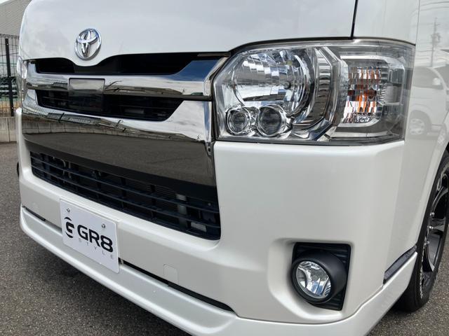 ハイエースバン スーパーＧＬ　ダークプライムＩＩ　１オーナー／ＡＬＰＩＮＥ　ＢＩＧＸ／Ｂカメラ／フリップダウンモニター／ＥＳＳＥＸフロントスポイラー／１７ｉｎＡＷ／ローダウン／両側電動スライドドア／ＬＥＤテール／ＧＲ８センターコンソール／ベッドキット（27枚目）