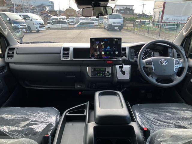 ハイエースバン ロングワイドスーパーGL アースカラーパッケージ 登録済未使用車/4WD/寒冷地仕様/ALPINE BIGDA/HDMI/ETC/パノラミックビューM/LEDヘッドライト/クリアランスソナー/スマートキー/純正エンジンスタータ(15枚目)