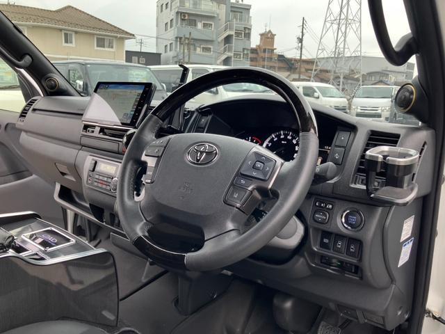ハイエースバン スーパーGL ダークプライムII 4WD/1オーナー/Kenwoodフローティングナビ/パノラミックビューM/ALPINE デジタルインナーミラー//両側パワースライドドア/クリアランスソナー/大型センターコンソール/センターカーテン(46枚目)