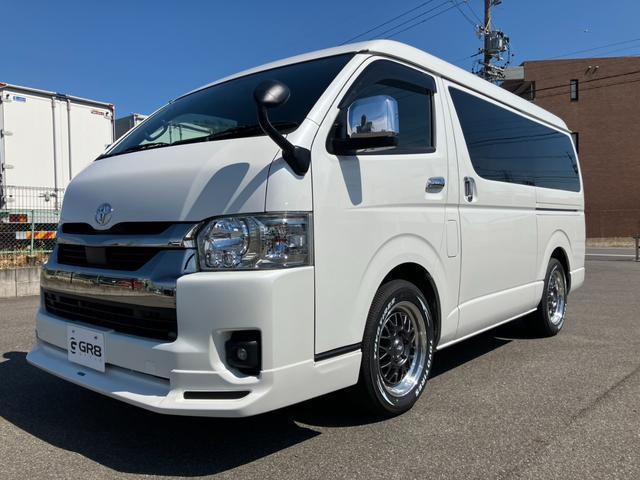 ハイエースバン ロングワイドスーパーGL ダークプライムII 1オーナー/ナビTV/Bカメラ/パノラミックビューM/デジタルインナーミラー/両側電動スライドドア/モデリスタフロントスポイラー/17インチAW/LEDヘッドライト/LEDフォグ(10枚目)