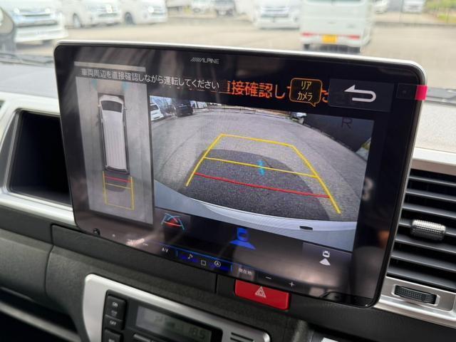 ハイエースワゴン ＧＬ　新車未登録／ＡＬＰＩＮＥ　ＢＩＧＸ／ＨＤＭＩ／フリップダウンモニター／ルーフスピーカー／パノラミックビューＭ／デジタルインナーＭ／パワースライドドア／ローダウン／フロントスポイラー／１６ｉｎアルミ（17枚目）