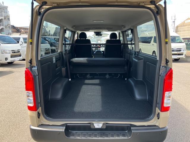 ハイエースバン ロングスーパーＧＬ　アースカラーパッケージ　未登録新車／４ＷＤ／両側パワースライドドア／パノラミックビューモニター／デジタルインナーミラー／クリアランスソナー／ＬＥＤヘッドライト／スマートキー／ＡＣ１００Ｖ電源（20枚目）