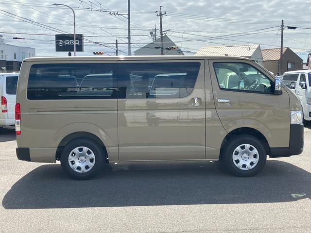 ハイエースバン ロングスーパーＧＬ　アースカラーパッケージ　未登録新車／４ＷＤ／両側パワースライドドア／パノラミックビューモニター／デジタルインナーミラー／クリアランスソナー／ＬＥＤヘッドライト／スマートキー／ＡＣ１００Ｖ電源（23枚目）