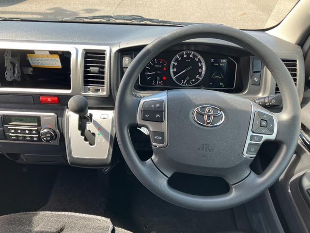 ハイエースバン ロングスーパーＧＬ　アースカラーパッケージ　未登録新車／４ＷＤ／両側パワースライドドア／パノラミックビューモニター／デジタルインナーミラー／クリアランスソナー／ＬＥＤヘッドライト／スマートキー／ＡＣ１００Ｖ電源（42枚目）