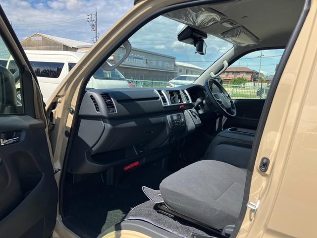 ハイエースバン ロングスーパーＧＬ　アースカラーパッケージ　未登録新車／４ＷＤ／両側パワースライドドア／パノラミックビューモニター／デジタルインナーミラー／クリアランスソナー／ＬＥＤヘッドライト／スマートキー／ＡＣ１００Ｖ電源（52枚目）
