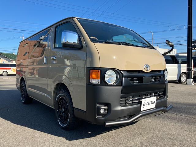 ハイエースバン ロングスーパーＧＬ　新車未登録／アースカラーＰＫＧ／ＡＬＰＩＮＥ　ＢＩＧＸ／ＨＤＭＩ／ＥＴＣ／Ｂカメラ／両側電動スライドドア／パノラミックビューＭ／デジタルインナーＭ／ＪＡＯＳバンパーガード／１６ｉｎＡＷ／ベッドキット（9枚目）