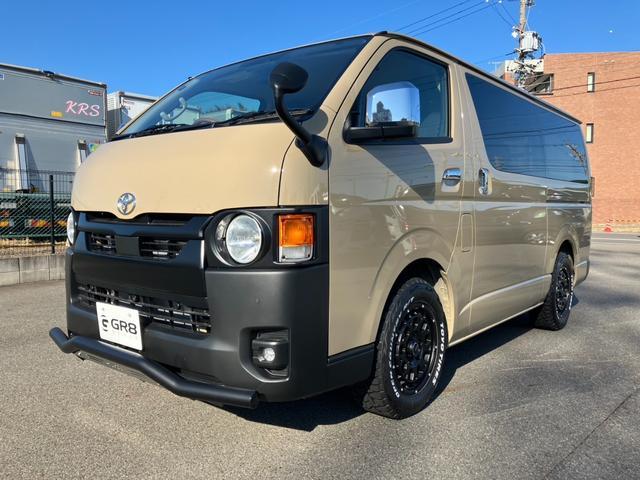 ハイエースバン ロングスーパーＧＬ　新車未登録／アースカラーＰＫＧ／ＡＬＰＩＮＥ　ＢＩＧＸ／ＨＤＭＩ／ＥＴＣ／Ｂカメラ／両側電動スライドドア／パノラミックビューＭ／デジタルインナーＭ／ＪＡＯＳバンパーガード／１６ｉｎＡＷ／ベッドキット（10枚目）