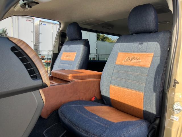 ハイエースバン ロングスーパーＧＬ　新車未登録／アースカラーＰＫＧ／ＡＬＰＩＮＥ　ＢＩＧＸ／ＨＤＭＩ／ＥＴＣ／Ｂカメラ／両側電動スライドドア／パノラミックビューＭ／デジタルインナーＭ／ＪＡＯＳバンパーガード／１６ｉｎＡＷ／ベッドキット（43枚目）