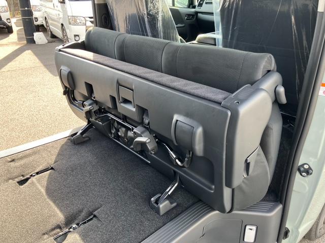 ハイエースバン ロングスーパーGL アースカラーパッケージ 登録済未使用車/寒冷地仕様/デジタルインナM/パノラミックビューM/両側電動スライドドア/クリアランスソナー/LEDヘッドライト/AC100V電源/20周年記念スカッフプレート(62枚目)