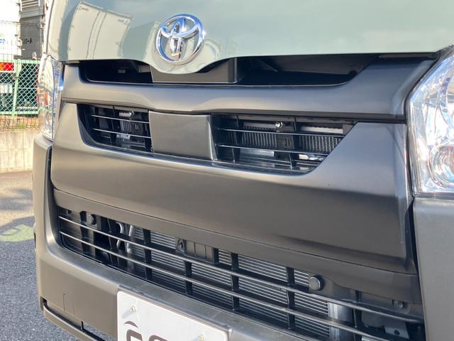 ハイエースバン ロングスーパーGL アースカラーパッケージ 1オーナー/デジタルインナーミラー/両側パワースライドドア/新品シートカバー/トヨタセーフティーセンス/AC100V電源/クリアランスソナー/LEDヘッドライト/Wエアバック(29枚目)