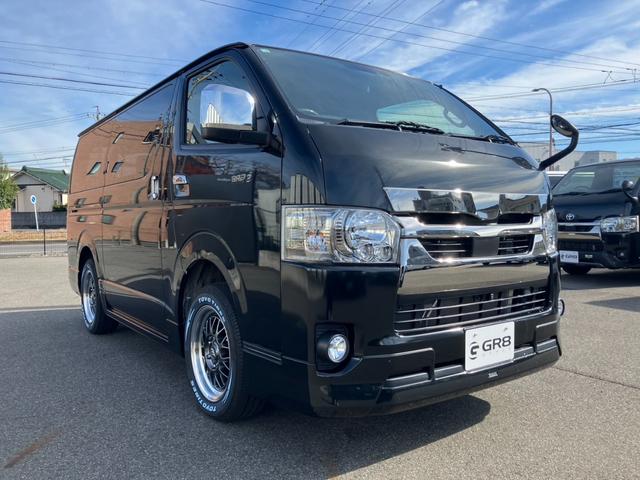 ハイエースバン スーパーGL ダークプライムII 4WD/1オーナー/ナビTV/バックカメラ/ETC/パノラミックビューモニター/モデリスタフルエアロ/17インチアルミ/LEDヘッドライト/カーゴマット/AC100V電源/カップホルダー(9枚目)