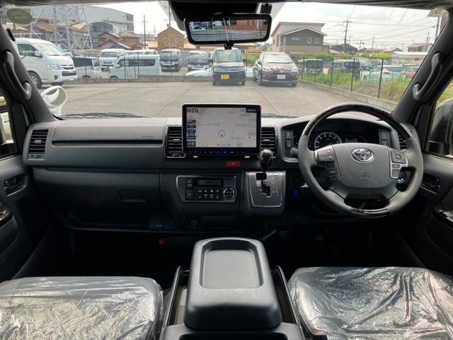 ハイエースバン スーパーGL ダークプライムII 寒冷地仕様/1オーナー/ALPINE BIGX/バックカメラ/ETC/デジタルインナーミラー/パノラミックビューモニター/モデリスタフルエアロ/16inアルミ/ローダウン/両側パワースライドドア(15枚目)