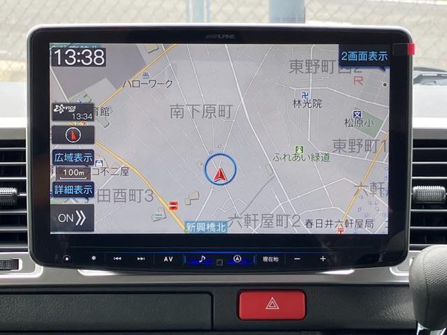 ハイエースバン ロングスーパーGL 新車未登録/ALPINE BIGX/HDMI/Bカメラ/フリップダウンモニター/デジタルインナーM/パノラミックビューM/パワスラ/16inAW/クリアランスソナー/丸目ヘッドライト/ベッドキット(3枚目)